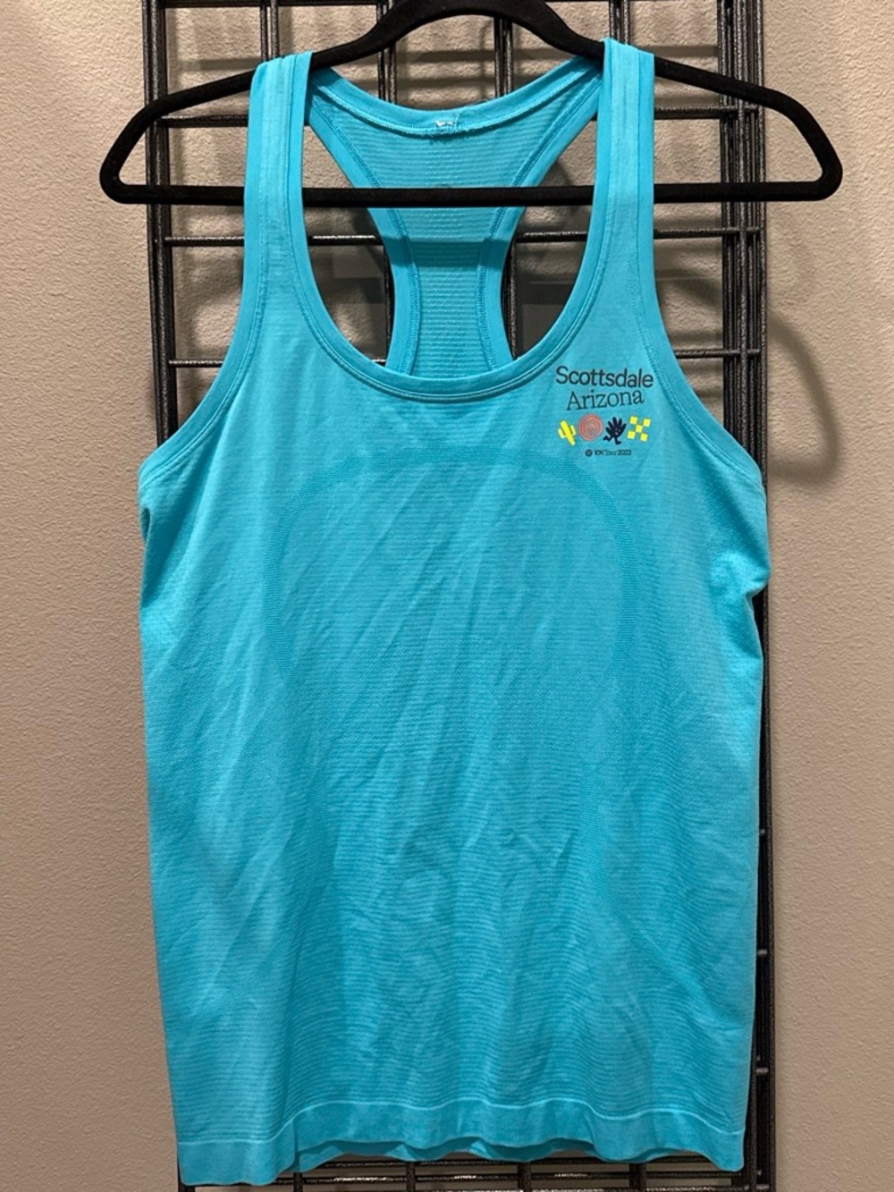 Scottsdale Arizona Women’s Turquoise Racerback Tank Top